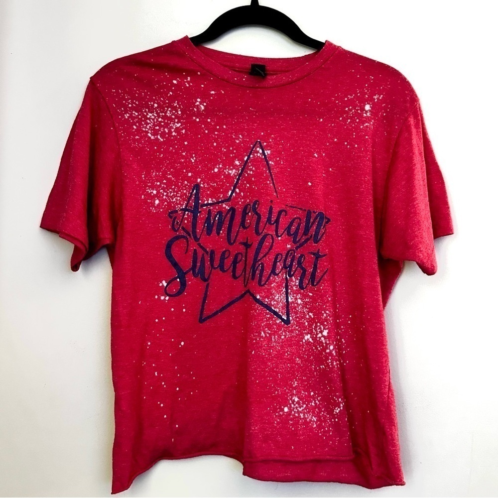 Tultex | Red American Sweetheart Tee | Medium